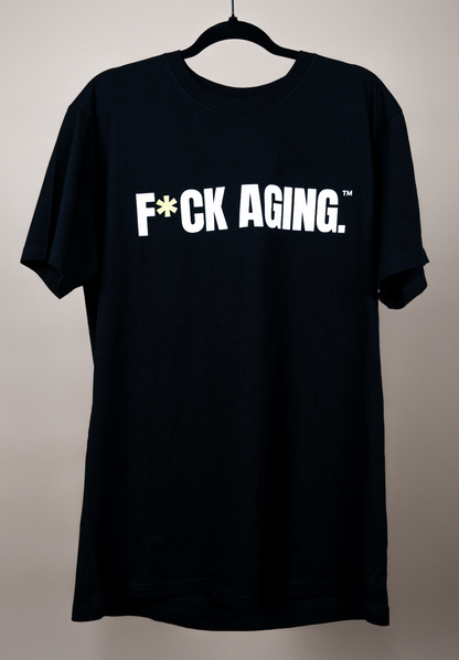 BLACK F*CK AGING TEE