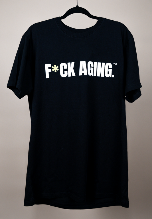 BLACK F*CK AGING TEE